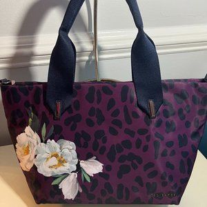 Ted Baker Deep Pink Shelbby Wilderness Nylon Tote Bag